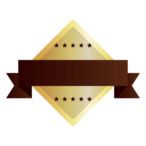 shape vector, diamond shape golden badge transparent png svg vector #27527