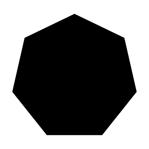 shape vector, heptagon shape transparent png svg vector #27522