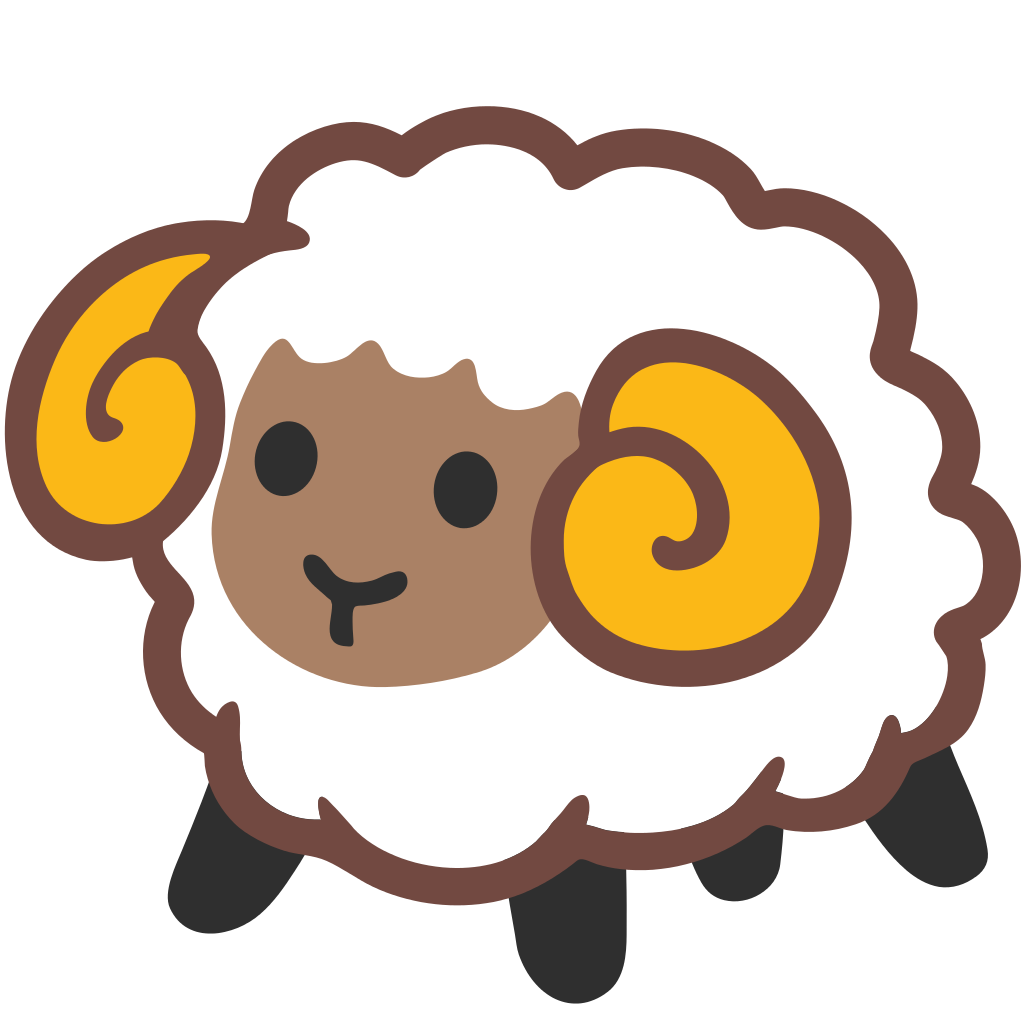 cute sheep cartoon