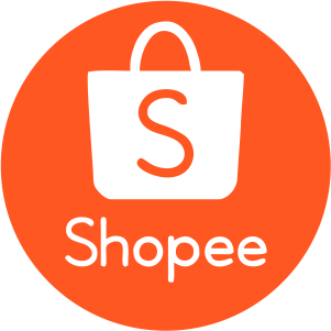 shopee circle logo design, shopping bag