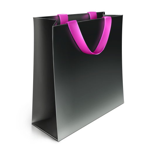 big bag pink icons icons shopping bag icon #36980