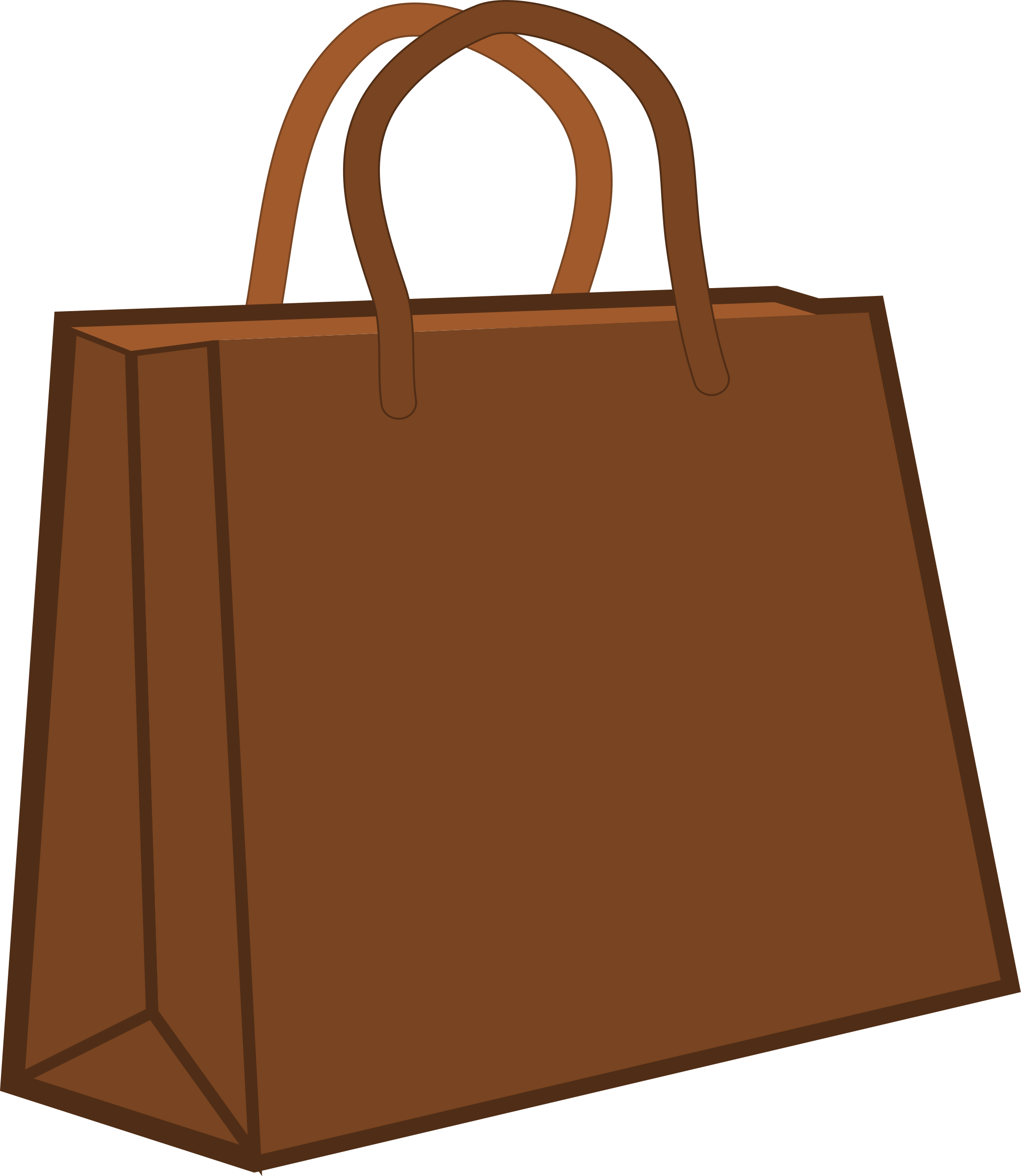 clipart paper shopping bag #36961