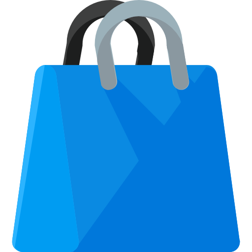 shopping bag business icons #36971