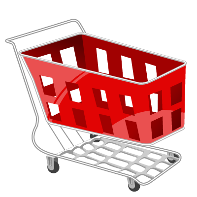 shopping cart, basket cart red shopping icon #20389