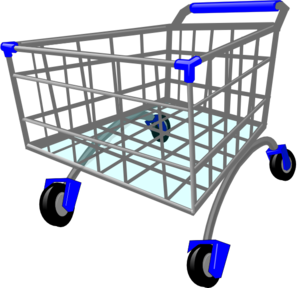 shopping cart clip art clkerm vector clip art #20387