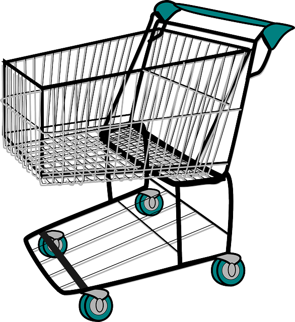 shopping cart vector graphic pixabay #20361