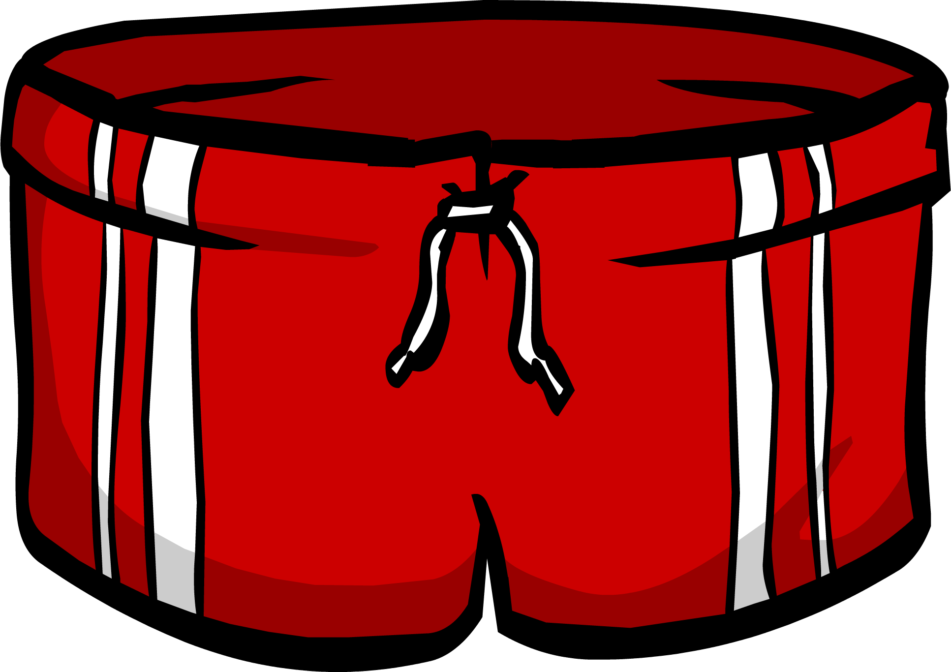 red shorts clipart icon #42504