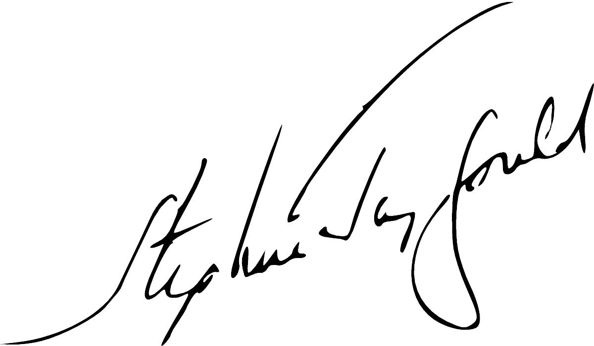 signature stephen jay gould transparent, sjg signature #40119