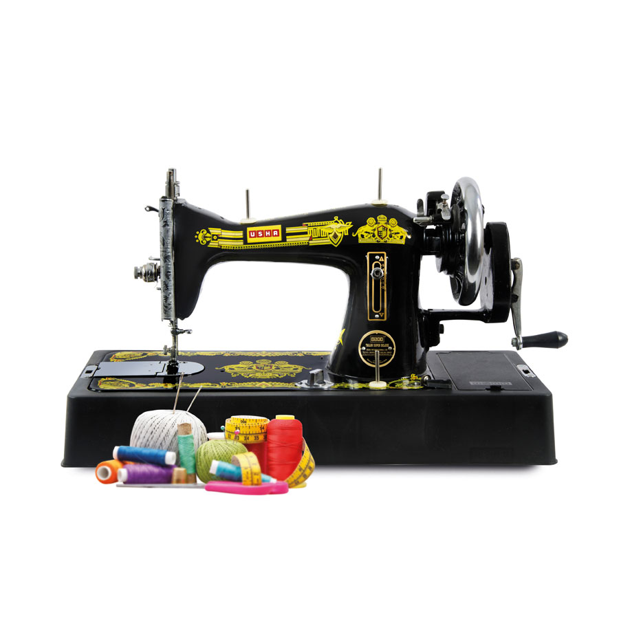 silai machine, usha tailor super deluxe straight stitch sewing machine #25984