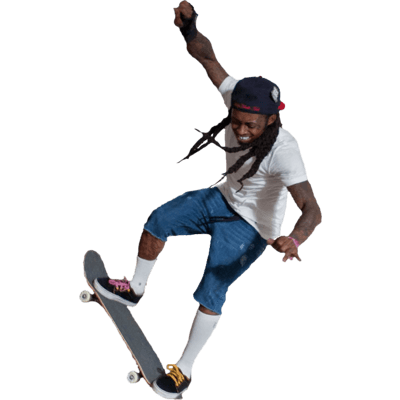 skate clipart skateboarder jumping transparent png #25888