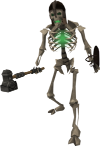 warrior undead skeleton png #24791