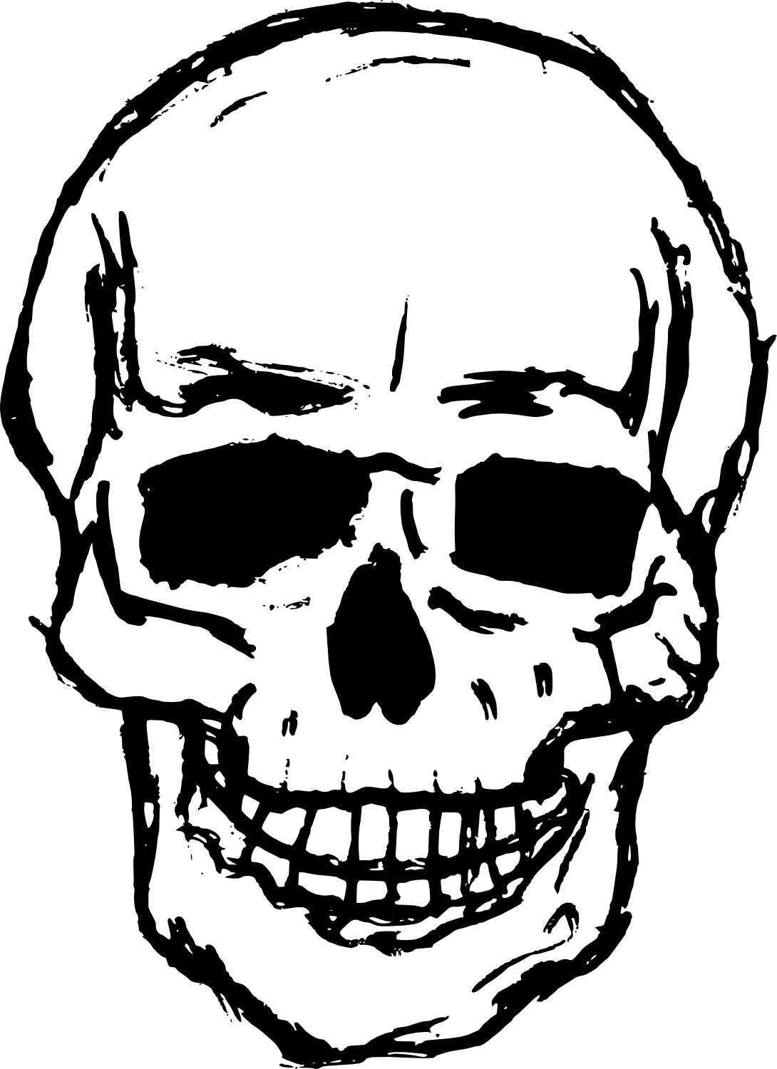 skull drawing vector svg png transparent onlygfxm #13742