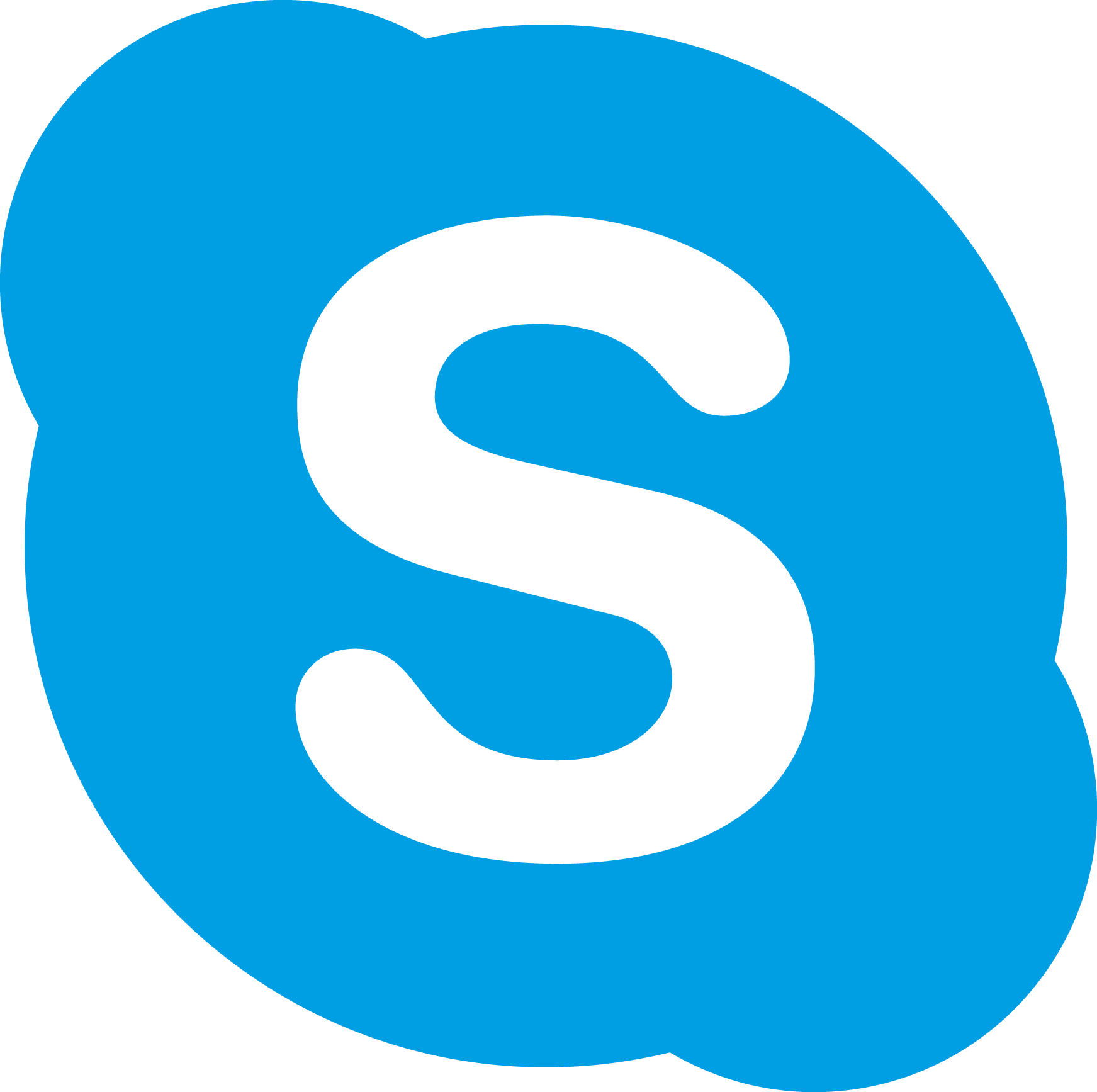 skype logo vector icon template clipart download #19842