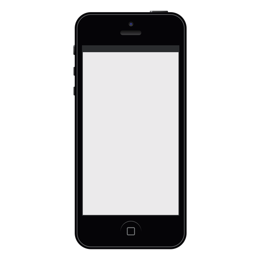 iphone black smartphone mockup transparent png svg vector #12080