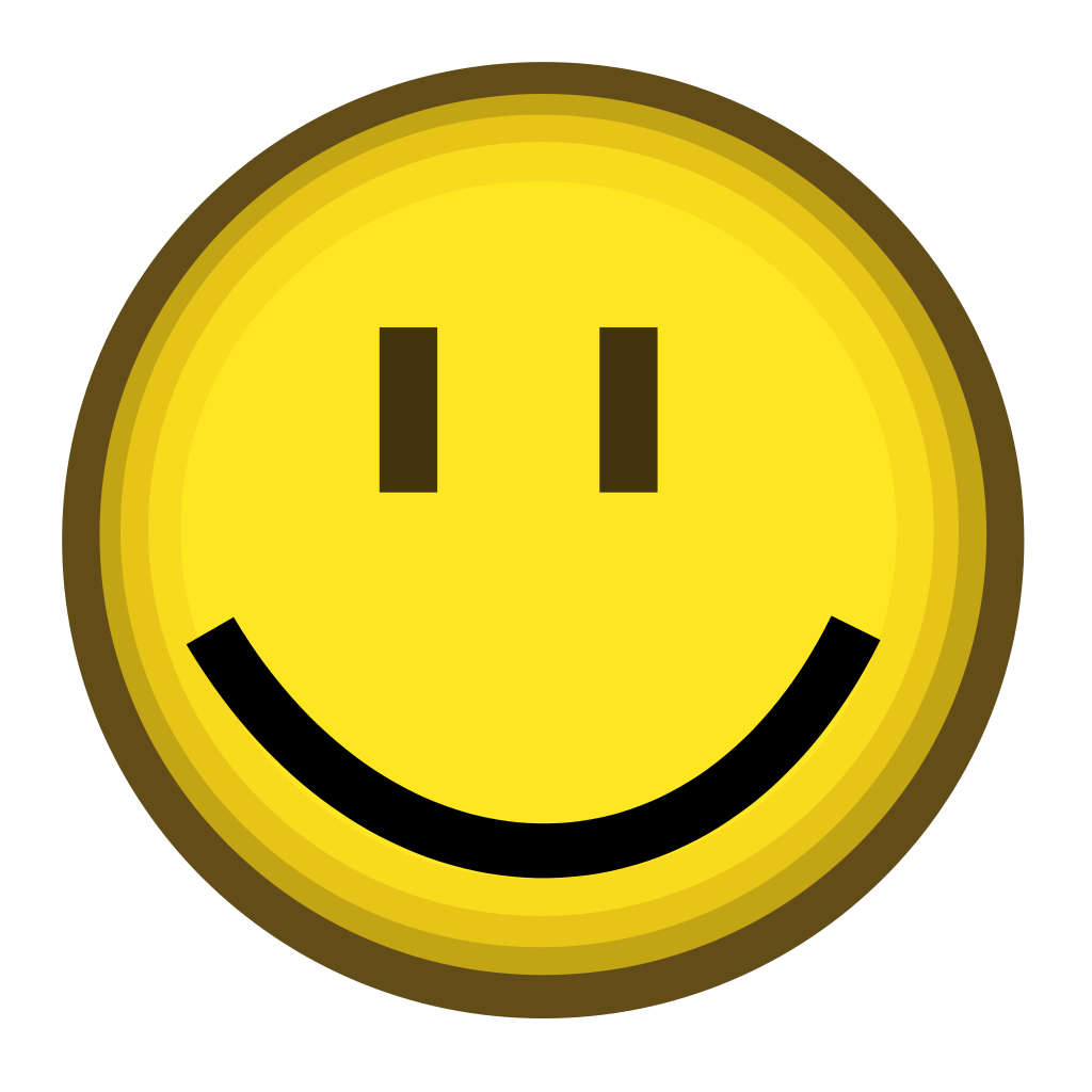 drawing smile with black border png #17154