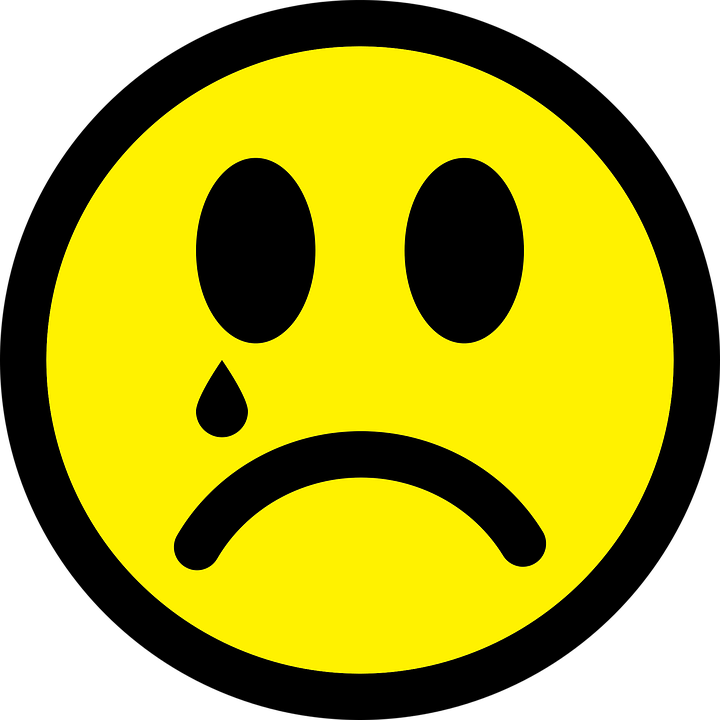 smiley emoticon sad vector graphic pixabay 9895