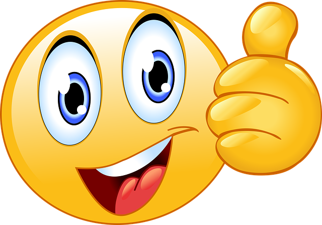 thumbs smiley face emoji vector graphic pixabay #9896