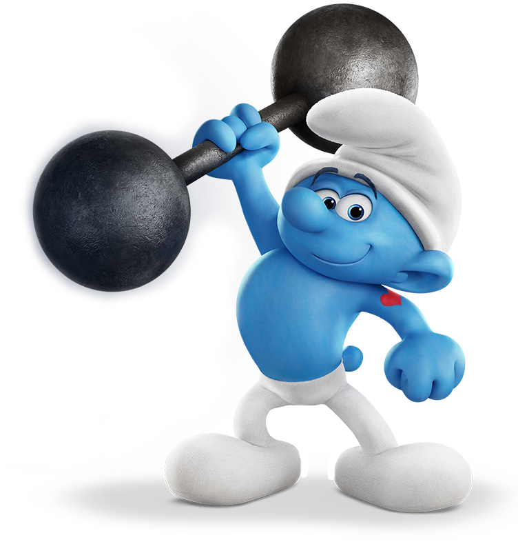 image hefty smurf movie smurfs wiki fandom #22601