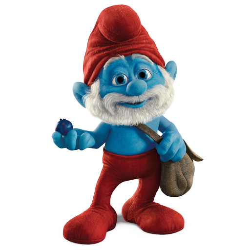 papa smurf icon the smurfs movie iconset designbolts #22594