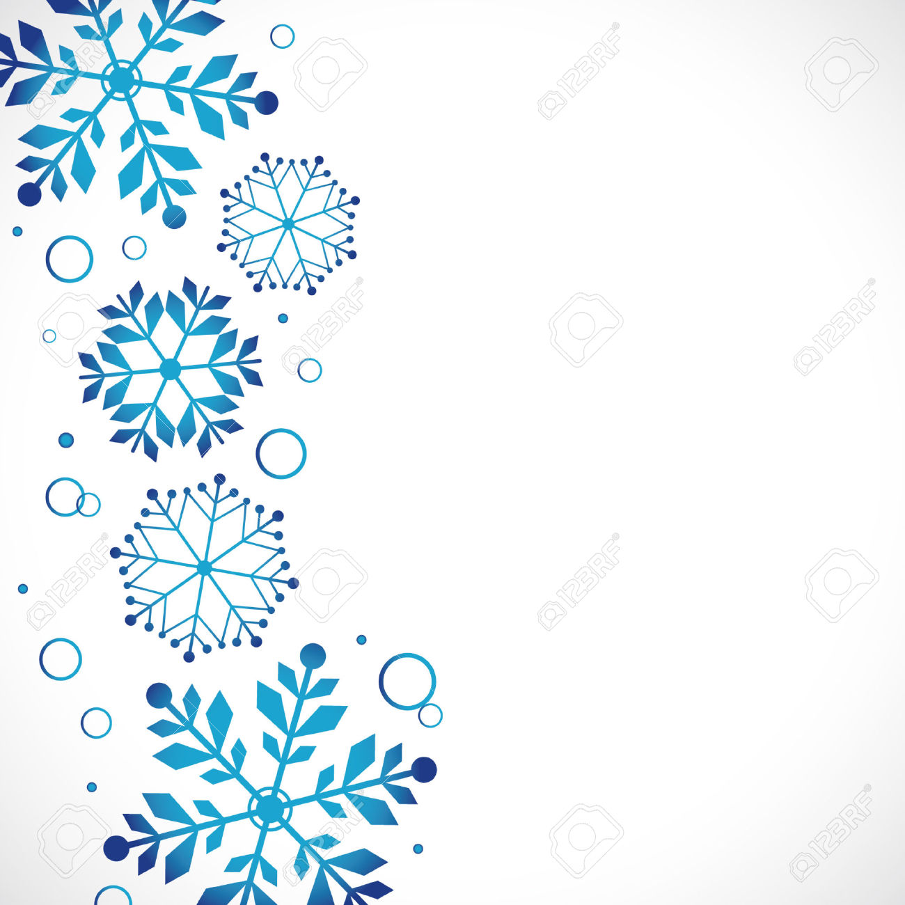 snow border clipart clip art #32955