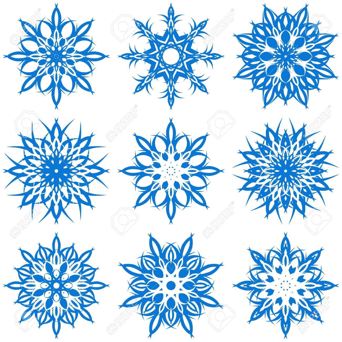 snow christmas snowflake clipart clip art #32964