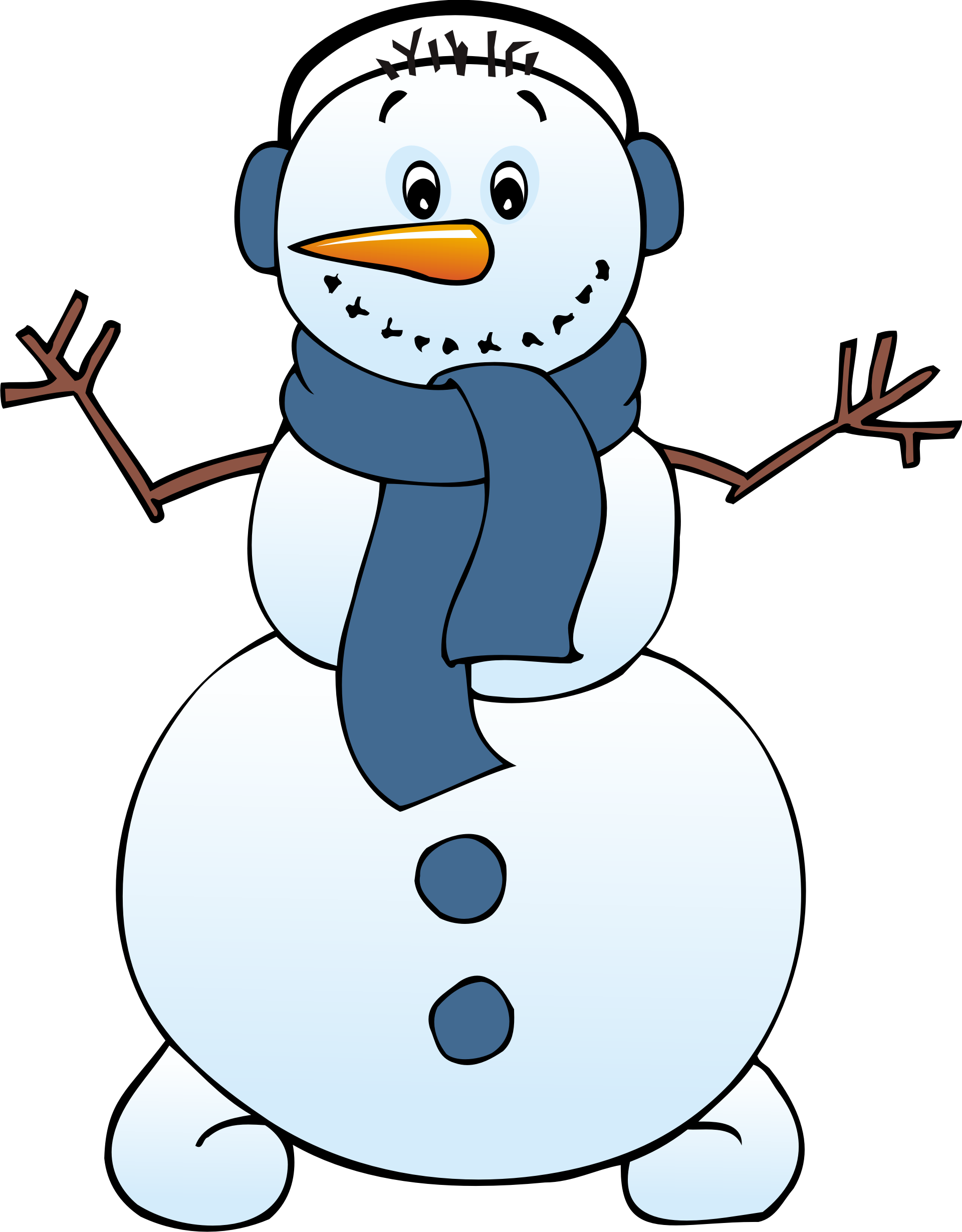 snow man clipart clip art #32963