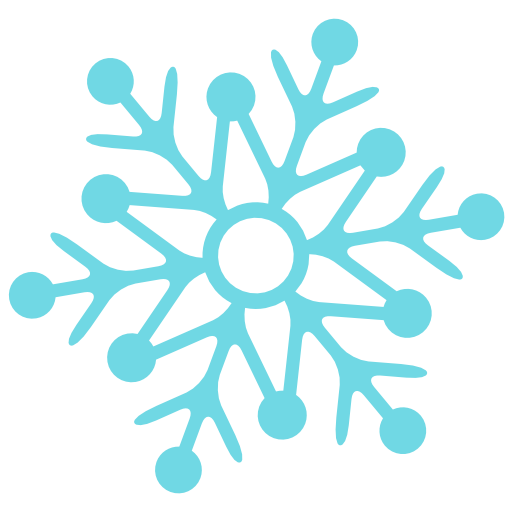 snowflake icon flat christmas iconset psdblast #10508