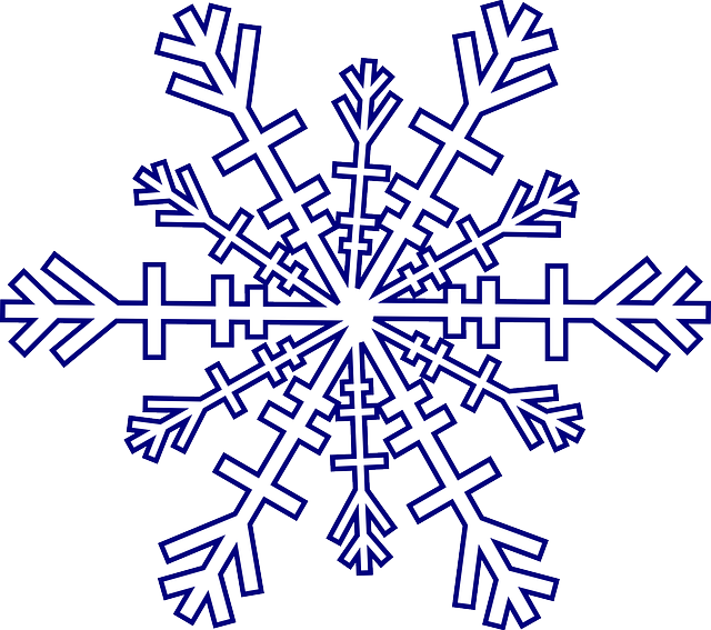 snowflake winter cold vector graphic pixabay #10505