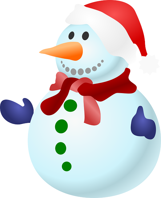snowman christmas snow vector graphic pixabay #23942
