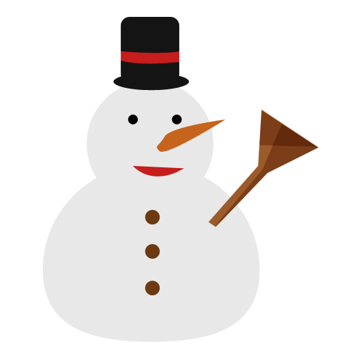 snowman icon christmas iconset benz lee