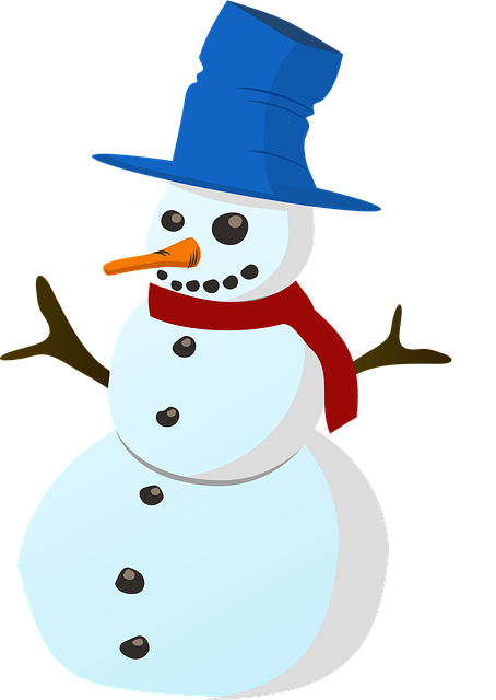 snowman winter xmas vector graphic pixabay #23939