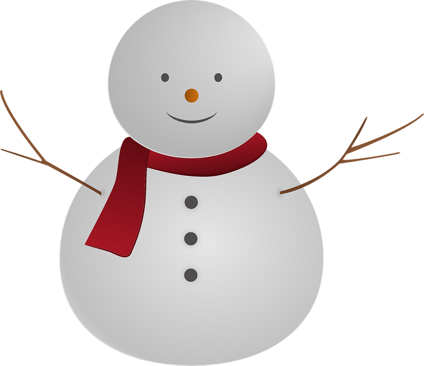 vector graphic snowman snow winter snow man #23907