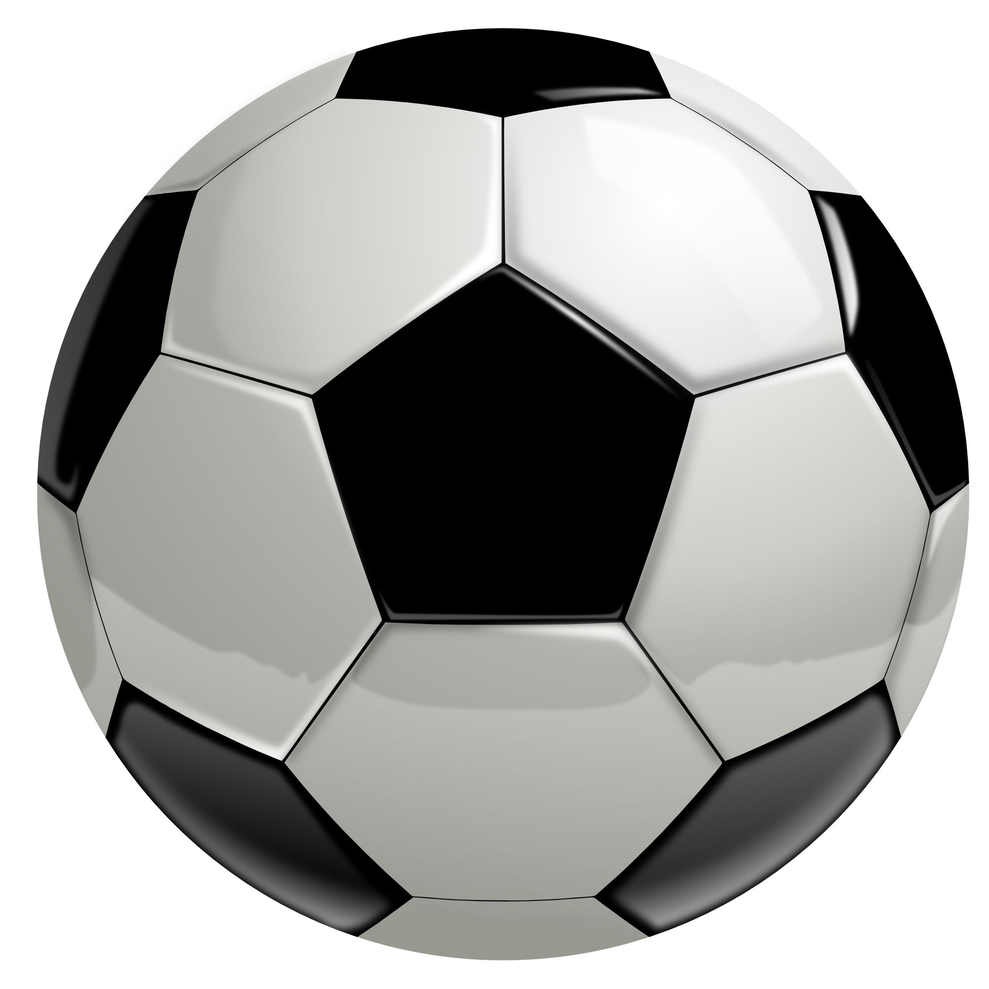 3D Soccer Ball Transparent Image With Shadows png #42418