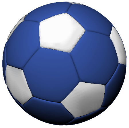 blue and white soccer ball png clipart #42428