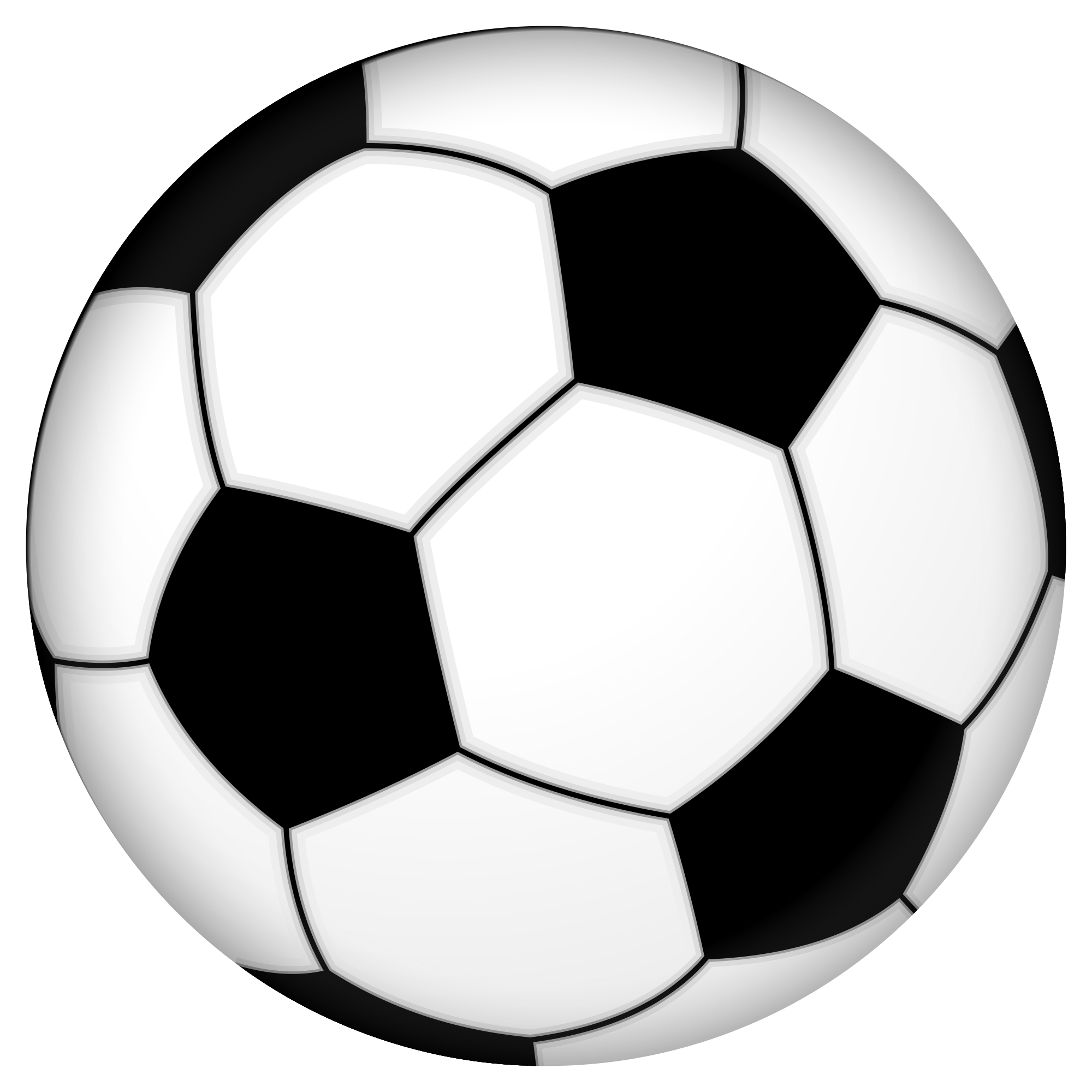 Soccer Ball Icon Flat Style Transparent PNG #42420