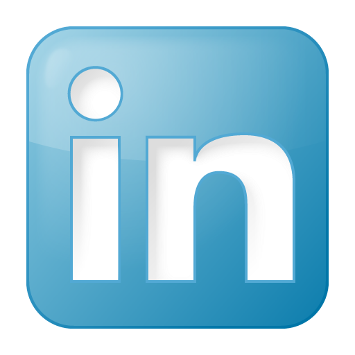 social linkedin box blue logo #1827