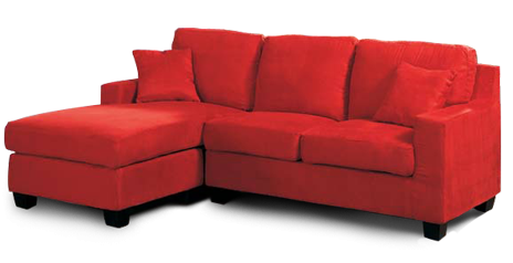red sofa furniture png file #14552