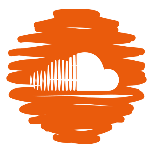 soundcloud logo, soundcloud distorted round icon transparent png svg vector #28202