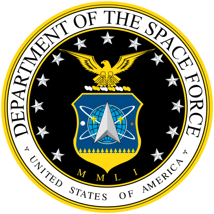 Depertman of the space force transparent logo png #41287