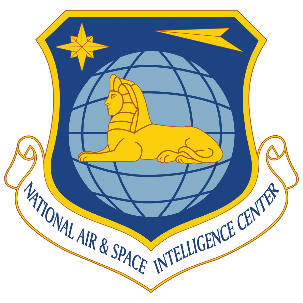 National Air Space Intelligence Center Logo PNG with Lion #41307