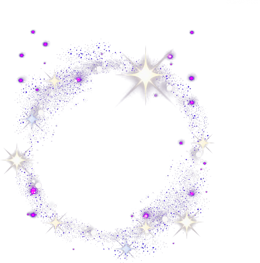 glitter sparkle circle light border png #41962