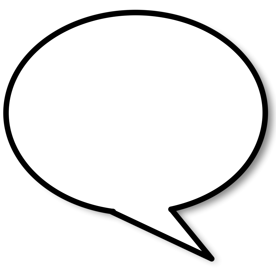 speech bubble transparent icon #30873