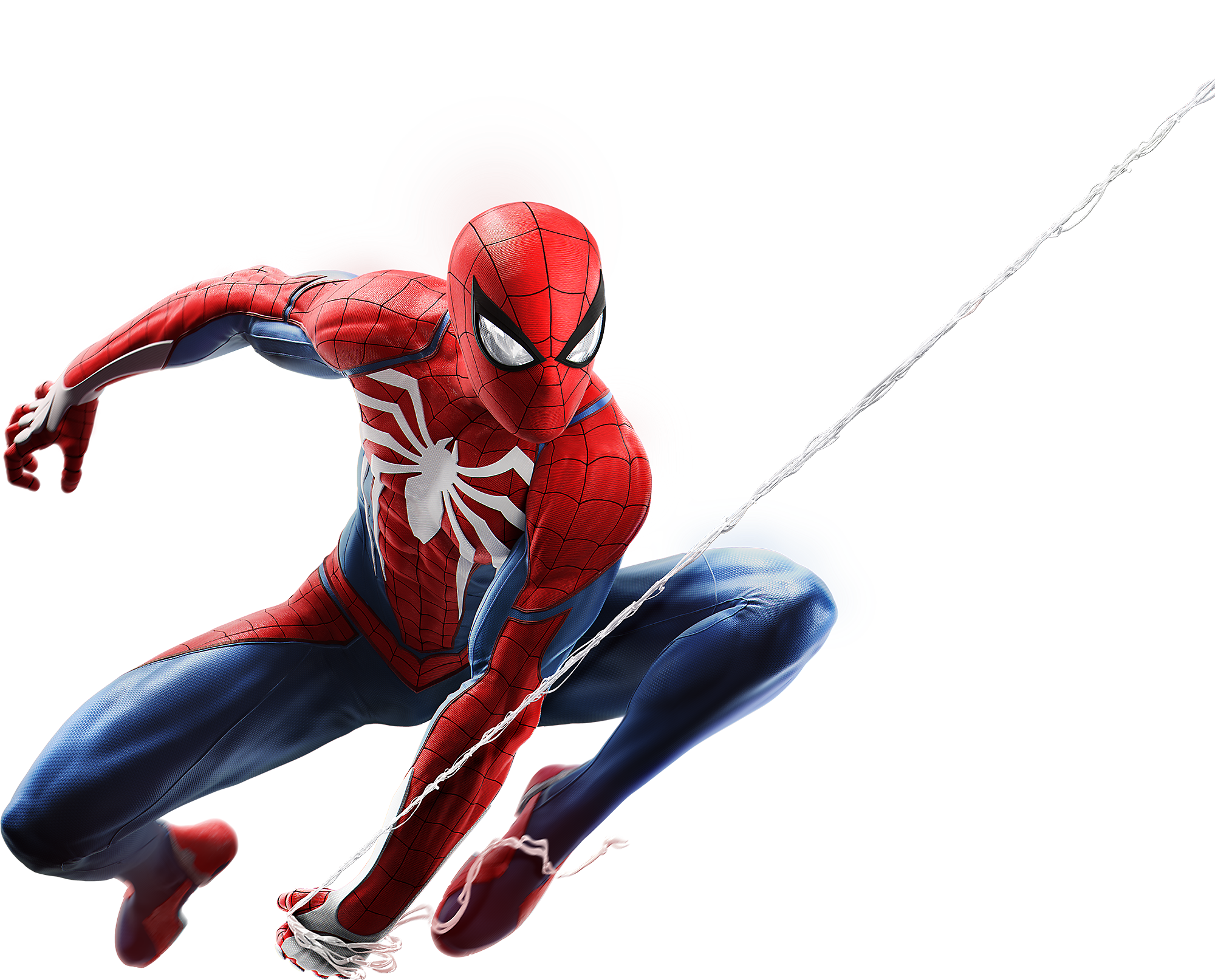 marvel spider man with spider throws thread png #10333