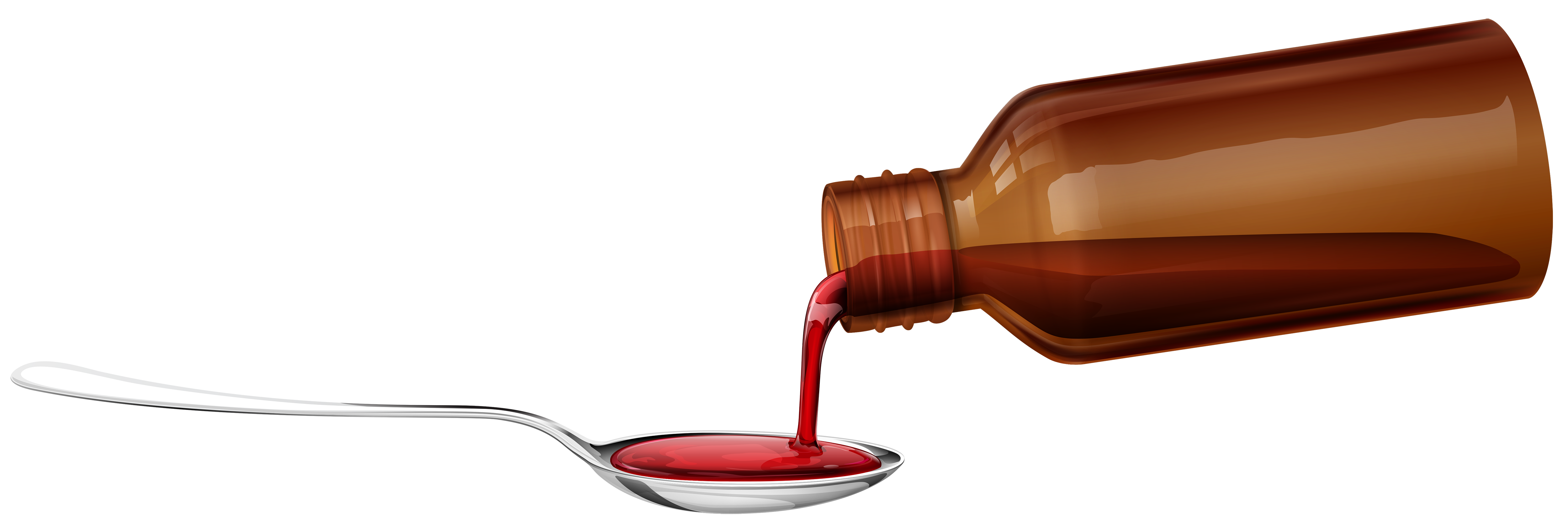 spoon, cough syrup clip art cliparts #29456