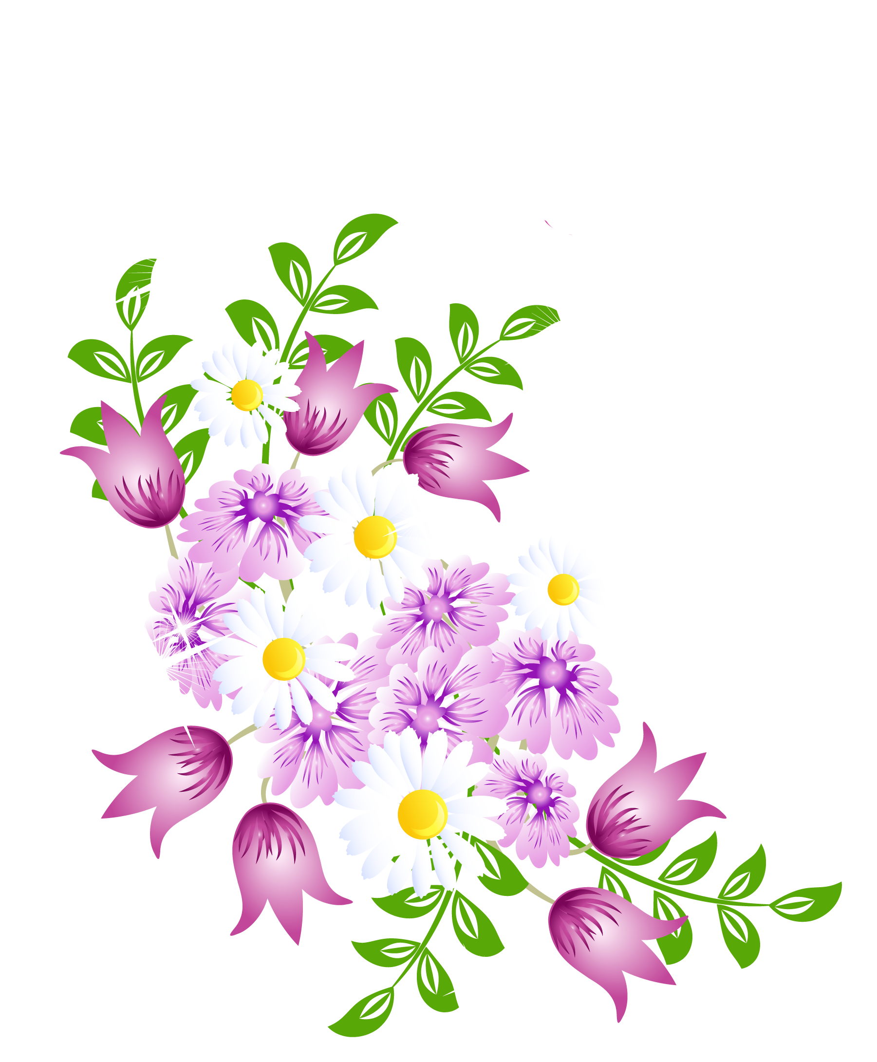 purple spring flowers png #41519