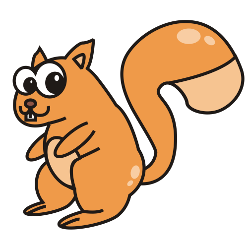 funny squirrel clipart clipart library #37271