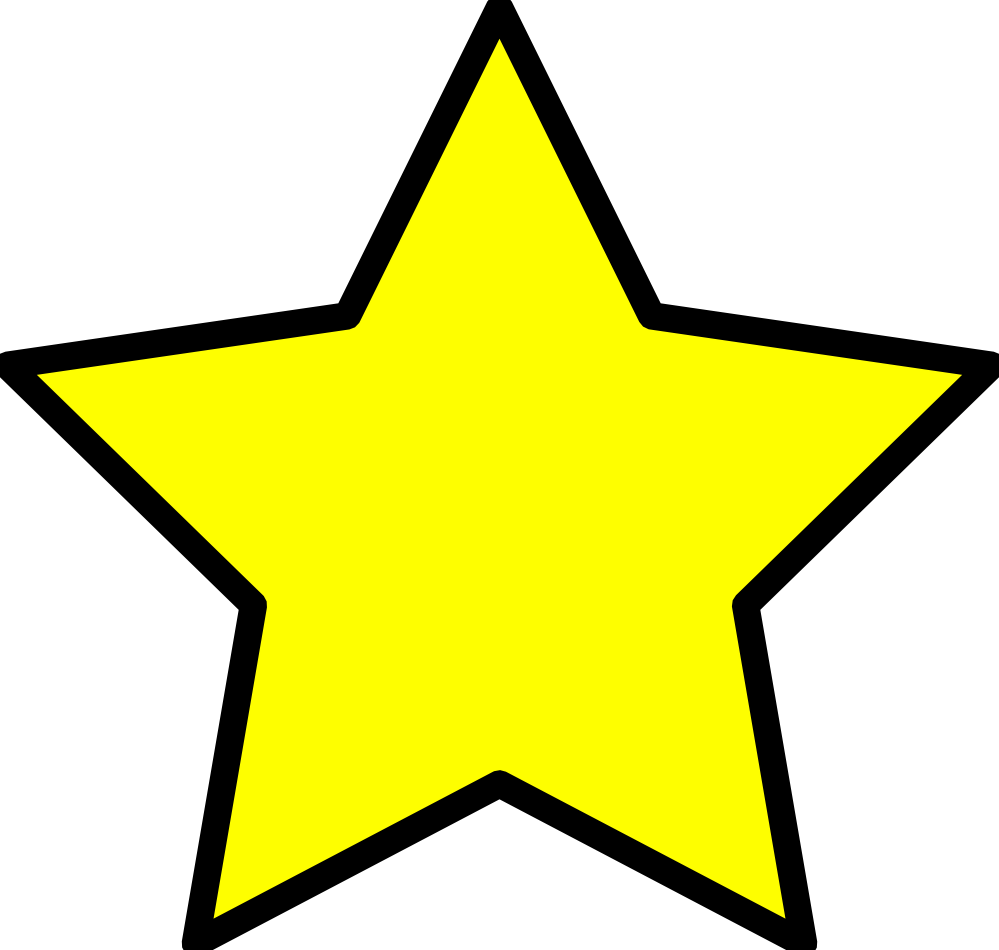 clipartist clip art yellow star super duper svg #9445