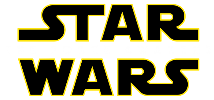 The force awakens star wars transparent logo #1004