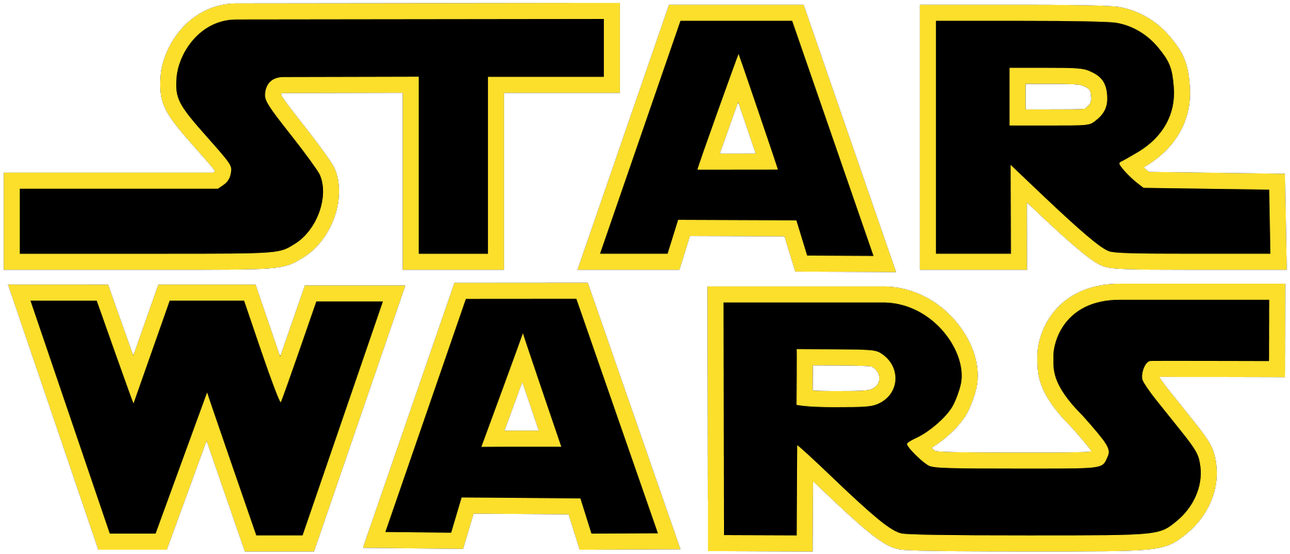 star wars black text transparent png #983