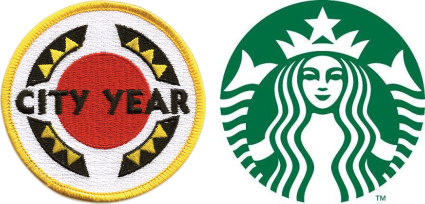 Starbucks and City year Logo Png #1671